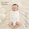 Saco de Dormir Envolto Anti-Susto para Recém-Nascido, Manta Enroladora Anti-Susto para Bebê, Auxílio para Dormir, Envolto de Algodão Puro Classe A