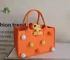 Bolso de Fieltro de Celebridad de Internet, Bolsa de Regalo de Alta Gama, Bolso Tote Pequeño de Fieltro de Dibujos Animados, Bolso de Mano Souvenir de Luna Llena