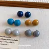 Pendientes Minimalistas de Plata con Goteo de Aceite y Perlas Redondas Pendientes de Diseño de Nicho Versátiles Pendientes de Lujo Ligero de Moda Pendientes de Alta Gama