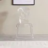 Diretamente do Fabricante, Em Estoque Atacado Cadeiras Princesa Resina para Banquetes, Cadeiras de Cristal Acrílico Transparentes para Cerimônias, Cadeiras de Jantar para Casamentos