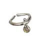 Anillo de Botella con Cinta Estilo Ins para Mujer, Simple y de Alta Gama, Elegante con Circonita Microincrustada, Apertura Inteligente y Anillo Ajustable