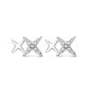 Brincos de Estrelinha Estilo Coreano para Mulheres Estilo Mori Diamante Fresco Estrela de Quatro Pontas Brincos Elegantes Doces Joia de Orelha Meteoro
