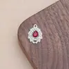 Colgante de Aleación de Colores Vibrantes de Lazo y Corazón de Gama Alta, Conserva el Color, para Joyería Hecha a Mano DIY, Pulsera de Nicho, Collar, Aretes