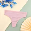 Nuevo Hilo Tangas Triangulares para Mujer Entrepierna de Algodón Puro Pantalones T Entrepierna Cintura Media-Baja Malla Estilo Juvenil Cómodo