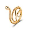 Anillo de Serpiente de Diamante de Metal Transfronterizo para Mujer Ins Europa y América Anillo de Dedo de Serpiente Enroscada Exagerado