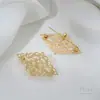Broche Flor de Ouro Real Banhado a Cobre 14K que Preserva a Cor Acessórios DIY Corsage Feito à Mão Materiais para Joias Feitas à Mão