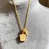 Colar de Corrente para Clavícula com Pingente de Anel de Torrada de Desenho Animado Dourado, Requintado e Fofo, Design Único de Nicho, Moderno e Versátil
