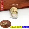 Anel Redondo para Gaveta de Cobre Puro Alça de Cobre Estilo Chinês Retrô Puxador de Porta de Armário Puxador de Gaveta de Armário Anel de Puxar Alça Totalmente de Cobre Antiga