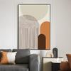 [Personalizado] Pintura Decorativa Geométrica Minimalista Moderna con un Toque Minimalista de Alta Gama, Arte de Pared Creativo para Entrada, Sala de Estar, Dormitorio, Comedor