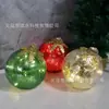 Bola de Vidro de Natal em Resina Árvore de Natal Velho Boneco de Neve Papagaio Vermelho Decorações de Natal Enfeites de Alto Padrão Nicho