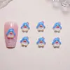 Lindos Accesorios de Arte para Uñas de Dibujos Animados Japoneses Sanrio Kt Cat Hielo Transparente Resina Piezas Pequeñas Materiales DIY Decoraciones para Uñas