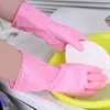 Uma variedade de luvas domésticas pvc cor curta estendida limpeza lavanderia louça cozinha esfregona espessada anti-óleo anti-incrustante