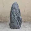 Patio plástico reforzado con fibra de vidrio gris simulación de piedra interior decoración suave rocalla tridimensional adornos de piedra micro paisaje
