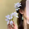Flores Macias pela ManhãAtmosfera Doce da Primavera, Linda Presilha de Cabelo de Flor Rosa, Acessório de Cabelo Doce e Elegante para Mulheres