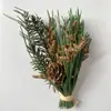 Mini pequeno flor seca vaso seco arranjo de flores buquê de flores secas decoração de casa decoração de loja padrão de decoração de porta-retrato de flor seca
