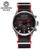 Relógio da Marca Ochstin, Relógio de Quartzo com Mostrador Grande, Moderno e Fashion, Pulseira de Nylon Transfronteiriça, Relógio Masculino à Prova d'Água