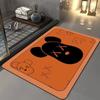 Alfombra de baño absorbente de barro de diatomeas de oso violento, de secado rápido, para piso de baño, hogar, puerta de inodoro, alfombra antideslizante para pies, tapete de puerta, inodoro