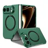 Adequado para Capa de Celular Magnética Duo para iPhone, Capa Protetora Magnética Anti-Queda Abrangente para Capa de Celular Dobrável da Apple