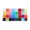 Caixa de conjunto de contas de vidro gelatina de 8mm em duas cores material para embalagem acessório manual DIY materiais contas para pulseira