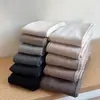 Calcetines Leggings Negros Grises de Aspecto Delgado para Mujer Otoño e Invierno Algodón Planos Color Avena Básicos Versátiles Pantalones Cálidos de Aspecto Delgado