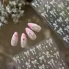 Pegatinas para Uñas Tensor Estilo Coreano de Alto Valor con Forma de Lazo M-1325 Pegatinas para Uñas Girly con Lazo de Cinta