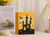 Bolsas de Papel Kraft para Halloween y Navidad Bolsas de Regalo Transfronterizas Bolsos de Mano para Comercio Exterior Bolsas de Empaque para Llevar Amazon