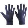 En Stock Nuevos Guantes de Seda Helada Finos Antideslizantes de Medio Dedo para Mujer, Diseño de Dos Dedos Expuestos, Guantes para Hombre para Reparto y Servicio de Comida