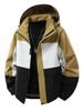 Chaqueta con capucha a prueba de tres capas, repelente al agua, para hombre y mujer, para exteriores, Primavera y Otoño 2025, para montañismo y senderismo