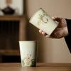 Horno Ru taza multiusos de gato lindo taza de coca cola taza de cerámica taza individual taza de té apertura puede elevar accesorios de té kungfu
