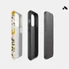 Funda de Teléfono Personalizada Estilo Retro Flor Amarilla Película Artística Estilo Ins Cobertura Total Anti-caídas Carcasa Dura Estilo Bosque Fresco Teléfono