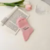 Calcetines Rosas para Mujer, Calcetines de Algodón Finos de Media Pantorrilla para Primavera y Otoño, Estilo Ins de Moda, Lindos Calcetines Largos Blancos de Arcoíris Estilo Celebridad de Internet Japonesa