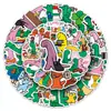 50 Piezas de Pegatinas Joguman, Dinosaurios de Dibujos Animados de Moda, Animales Lindos, Pegatinas Decorativas Impermeables Infantiles para Teléfonos Móviles y Vasos de Agua