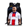 Mochila Messi Mundial de Fútbol Alrededores Mochila Escolar para Estudiantes Gran Capacidad Poliéster Mochila Reductora de Carga Bolsa para Computadora Dibujos Animados