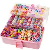 Baori Bebé Niños Uso Infantil Círculo Set de Regalo Caja de Regalo Princesa Goma para el Cabello Set de Tocados Pasador Diario Accesorios para el Cabello