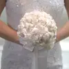 120 produtos de casamento noiva de casamento dama de honra segurando flor rosa simulação segurando flor casamento mori buquê flor de seda