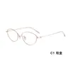 Gafas de sol retro de aleación con montura de ojo de gato puro, recubrimiento IP al vacío, patillas flexibles antideslizantes, venta al por mayor