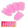 Ferramentas para unhas silicone conjunto de remoção de unhas 5 caixas de carregamento e descarregamento clipe de pé rosa roxo branco vermelho esmalte cola fototerapia clipe de remoção de unhas