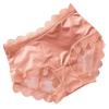 Ropa interior sexy para mujer Pure Desire sin costuras, de talle medio, ligeramente transparente, con diseño hueco, ligera, transpirable, para chicas super picantes, bragas