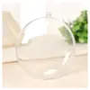 Bola de Natal de Alta Transparência Enfeite de Árvore de Natal Bola Plástica Oca Bola Redonda Acrílica Irregular Caixa com Decoração de Natal