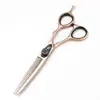 Tijeras de Peluquería Chapadas en Oro Nepson de 5.5/6.0 pulgadas, Tijeras para Cortar el Cabello, Tijeras Rectas, Tijeras para Flequillo