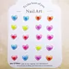 Decoraciones para Uñas Versátiles de Dos Piezas con Forma de Corazón Transfronterizas Uñas Portátiles Dulces Estilo Ins Accesorios de Resina para Fundas de Teléfono