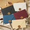 Conjunto de Papel de Carta Caxemira Estilo Retrô Carta de Amor Estilo Chinês Papel Especial Couro Convite Cartão Postal Envelope Selo de Cera