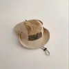 Sombrero de protección solar para niños verano malla fina transpirable niños y niñas bebé ala ancha camping secado rápido sombrero para el sol