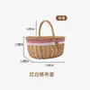 En Stock Canasta de Picnic Tejida a Mano de Sauce Bolsa de Almacenamiento Bolsa de Regalo para Exportación Canasta de Almacenamiento para Vino y Dulces