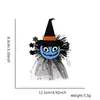 Horquilla Tocados para Mascotas de Halloween Gato y Perro Festival de Fantasmas Decoraciones para Fiestas Araña Calabaza Malla Pinza para el Pelo Tocados