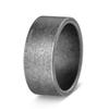 Nueva Joyería de Estilo Europeo y Americano de Amazon: Anillo Grande Simple de Acero Inoxidable de 10 mm de Ancho, Accesorio de Anillo de Dedo Estilo Vintage Mate