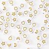 Cuentas de estrella de cinco puntas de 4 x 7 mm, cuentas sueltas acrílicas, accesorios, bola de estrella de amor, joyería, accesorios transfronterizos