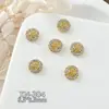 Acessórios de Unha Artística Zircônia Festivos Brilhantes para Ano Novo, Lingote Trazedor de Sorte Saco de Dinheiro, Cabaça de Luxo com Diamantes Decorações de Unha Atacado