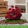 Flores Artificiais Rosa Vermelha Flores Falsas para Vitrines 520 Evento Dia dos Namorados Arranjo de Decoração de Feriado
