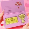 Nova Rosa Dourada 999 Ouro Puro Nota do Dia dos Namorados, Presente Criativo para o Dia da Mulher, Presente para Transmissão Ao Vivo Atacado